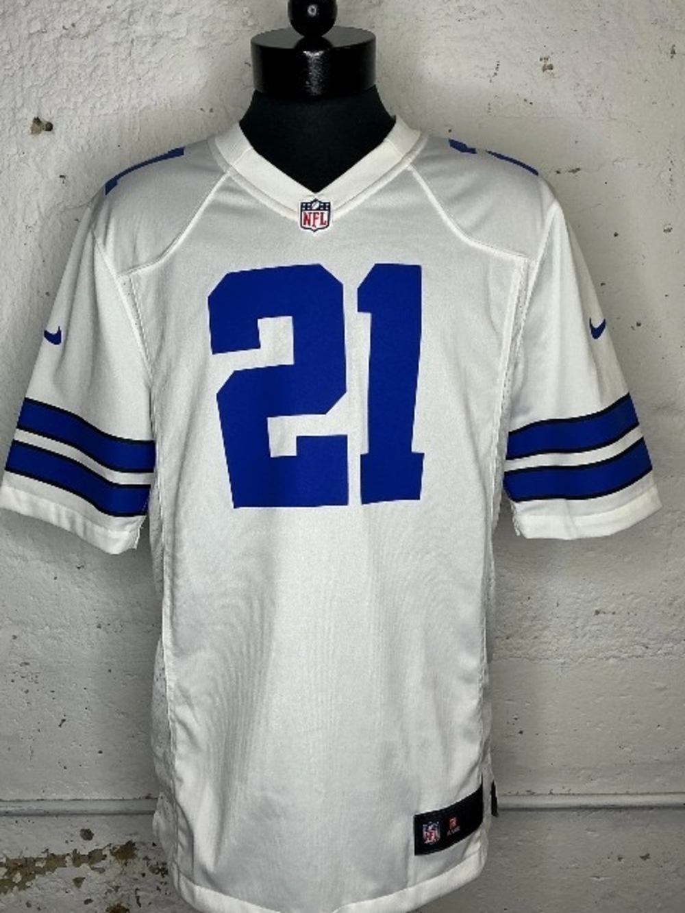 Nike NFL White Dallas Cowboys #21 Football Jersey